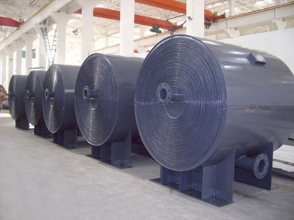 卧式螺旋板式换热器